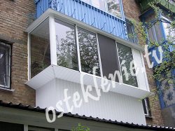 Какие виды остекления балконов алюминиевым профилем бывают?